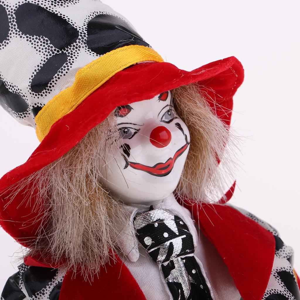 Decorative Porcelain Clown Dol - Vintage Collectible Porcelain Dolls avaliação e preço