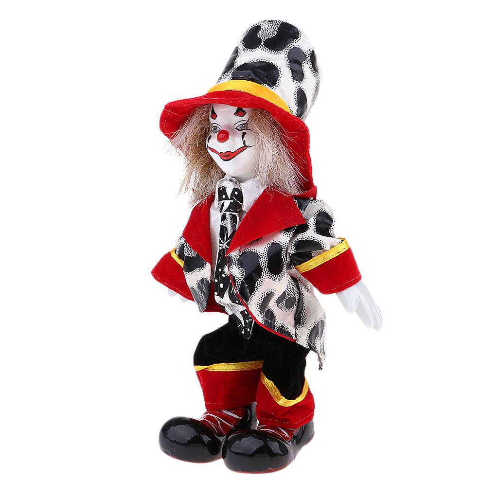 Decorative Porcelain Clown Dol - Vintage Collectible Porcelain Dolls avaliação e preço