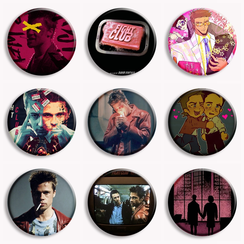 Retro Classic Movie Fight Club - Vintage Collectible Pins avaliação e preço