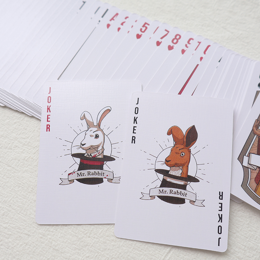 Vintage Cartoon Animal Playing - Vintage Collectible Playing Cards avaliação e preço