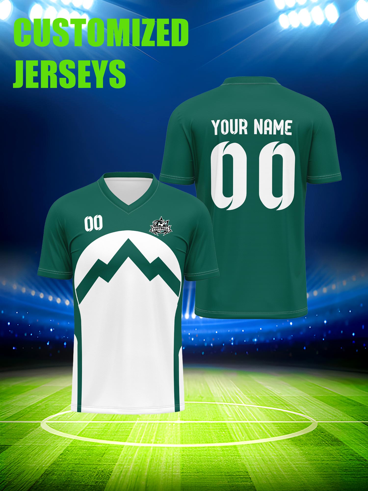 Custom Soccer Jersey With Cust - Vintage Collector avaliação e preço