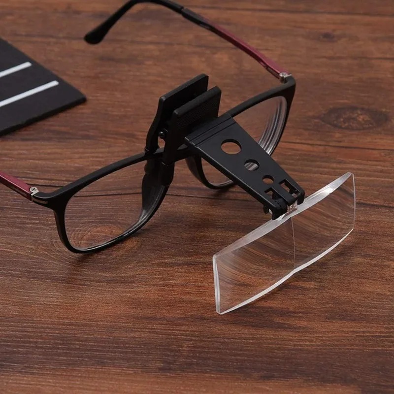 Glasses Style Magnifying Glass - Darkroom Enlarger Lens avaliação e preço