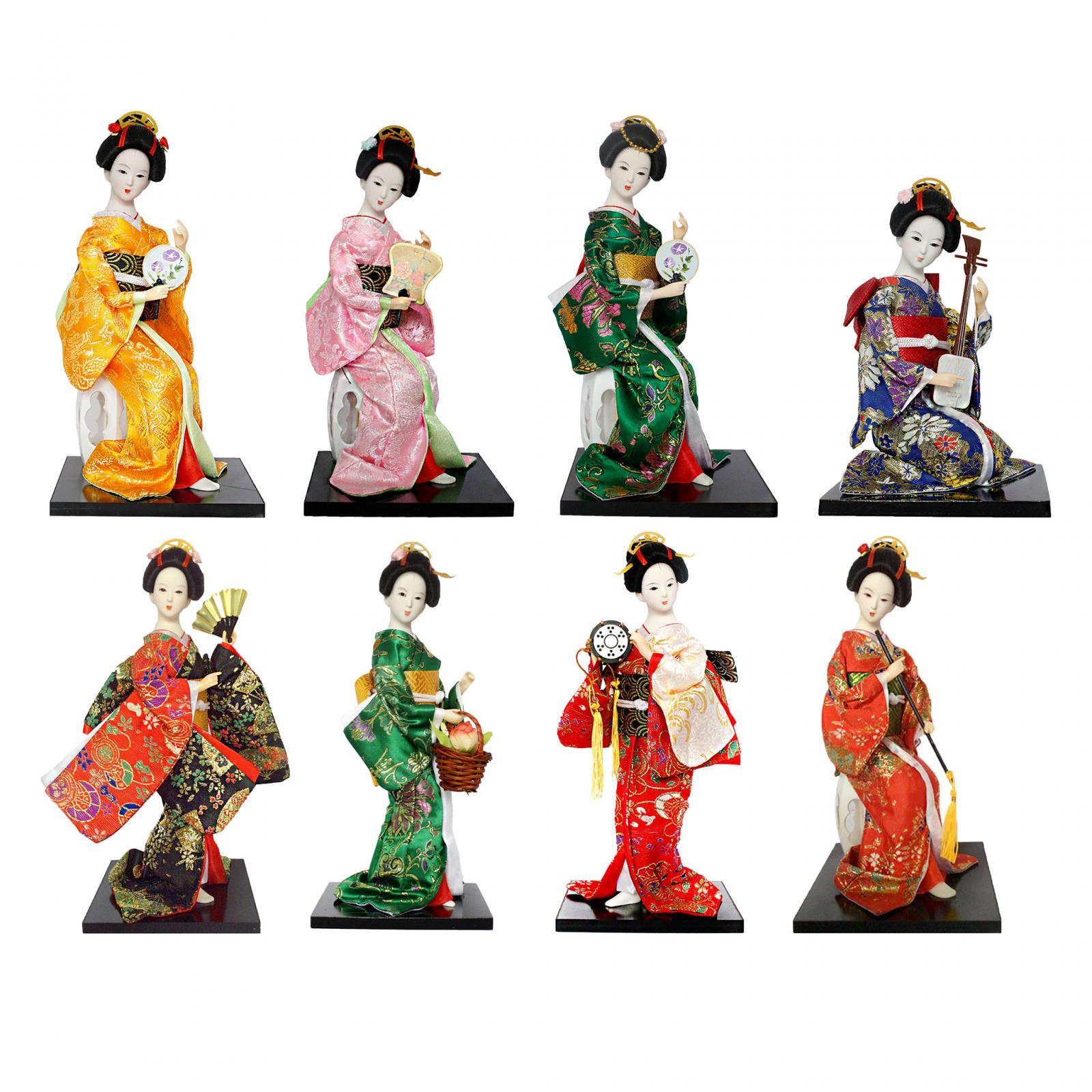 Kimono Dolls Japanese Geisha 1 - Vintage Collectible And Vintage Dolls avaliação e preço
