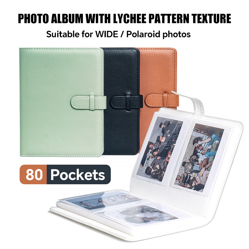 80 Pockets Instant Wide Photo  - Polaroid Photo Album avaliação e preço