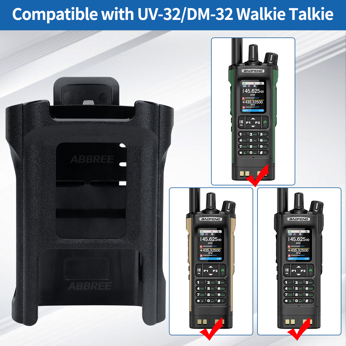 Baofeng Original UV-32 DM-32 W - Cassette Walkman Belt avaliação e preço