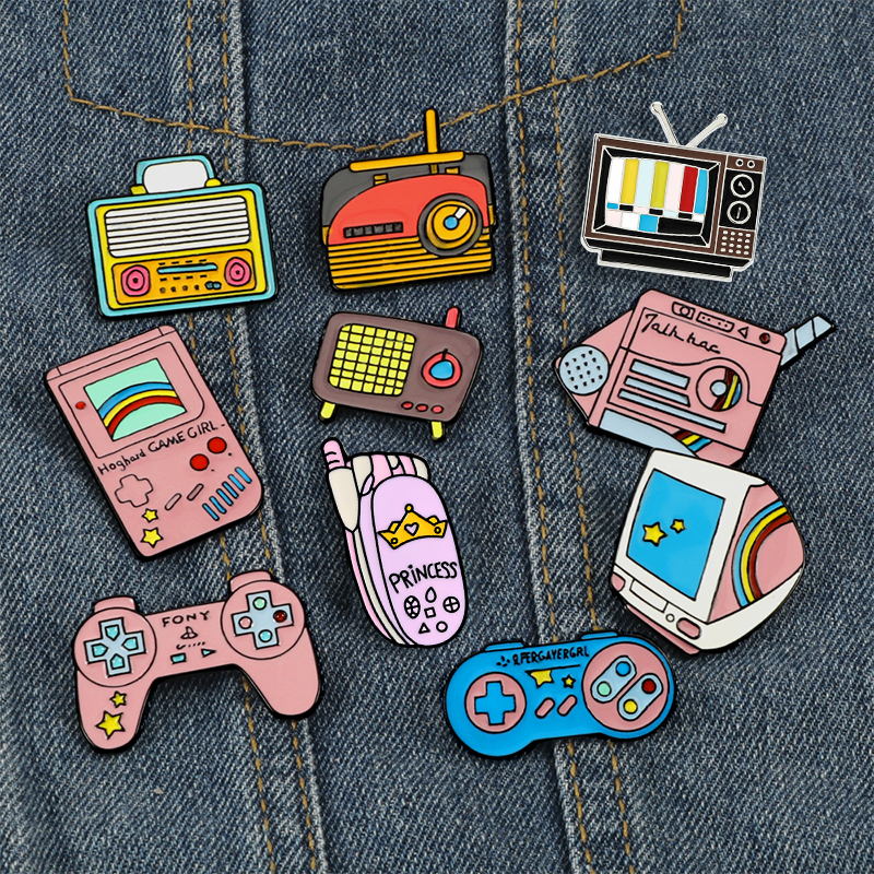 Vintage Game Enamel Pins Colle - Vintage Collectible Pins avaliação e preço
