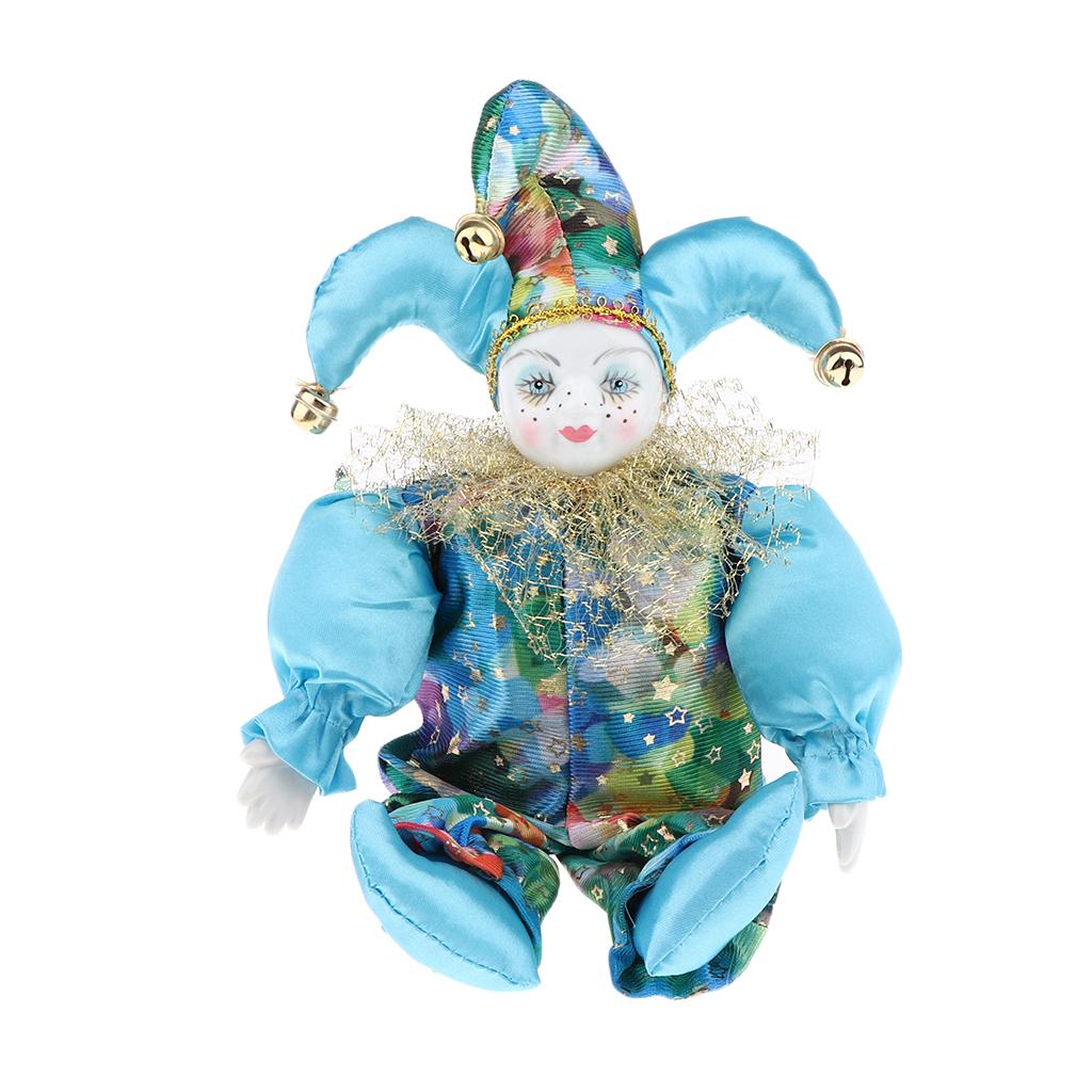 Funny Vintage Clown Doll Porce - Vintage Collectible Porcelain Dolls avaliação e preço