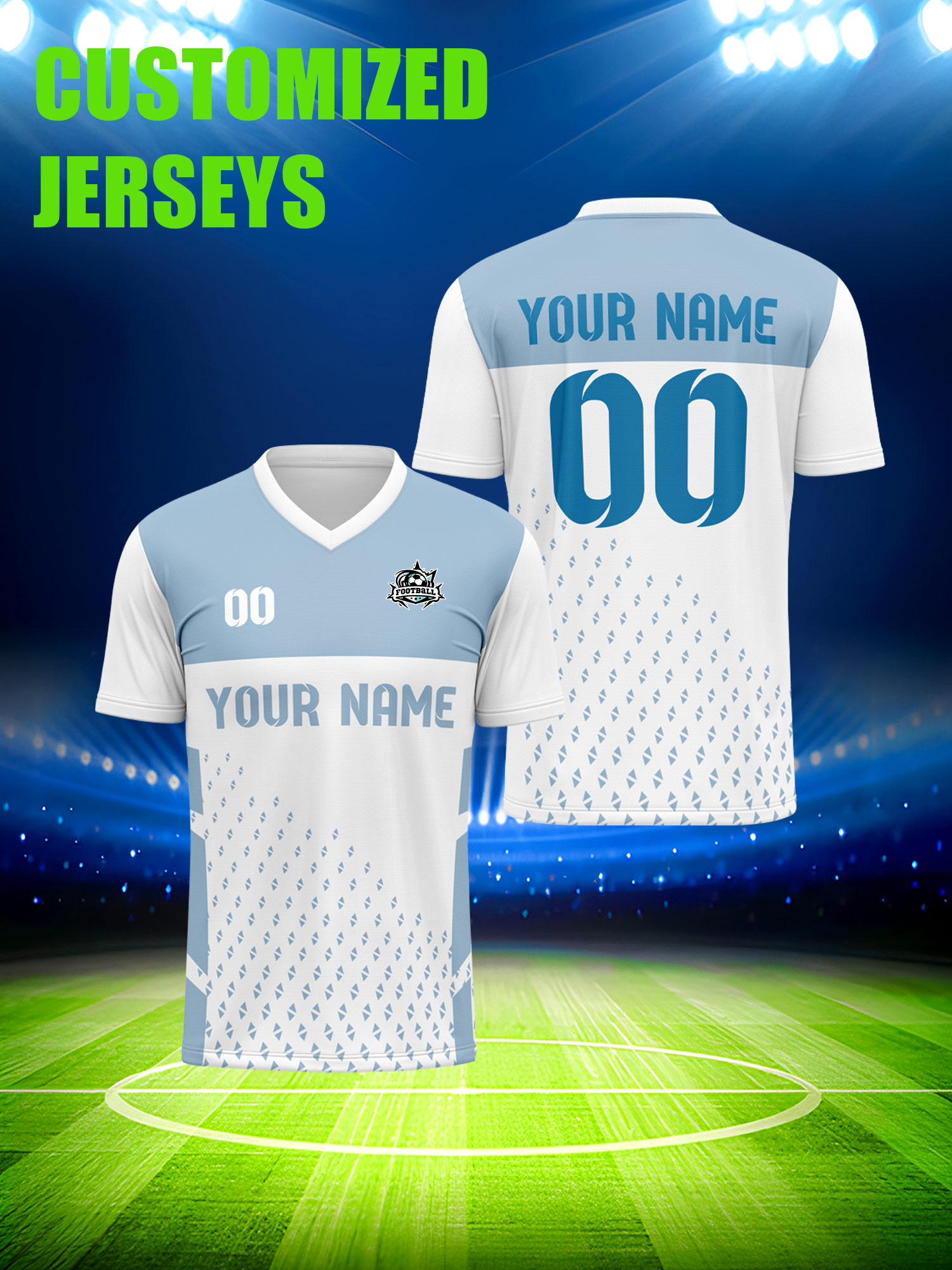 Custom Soccer Jersey With Cust - Vintage Collector avaliação e preço