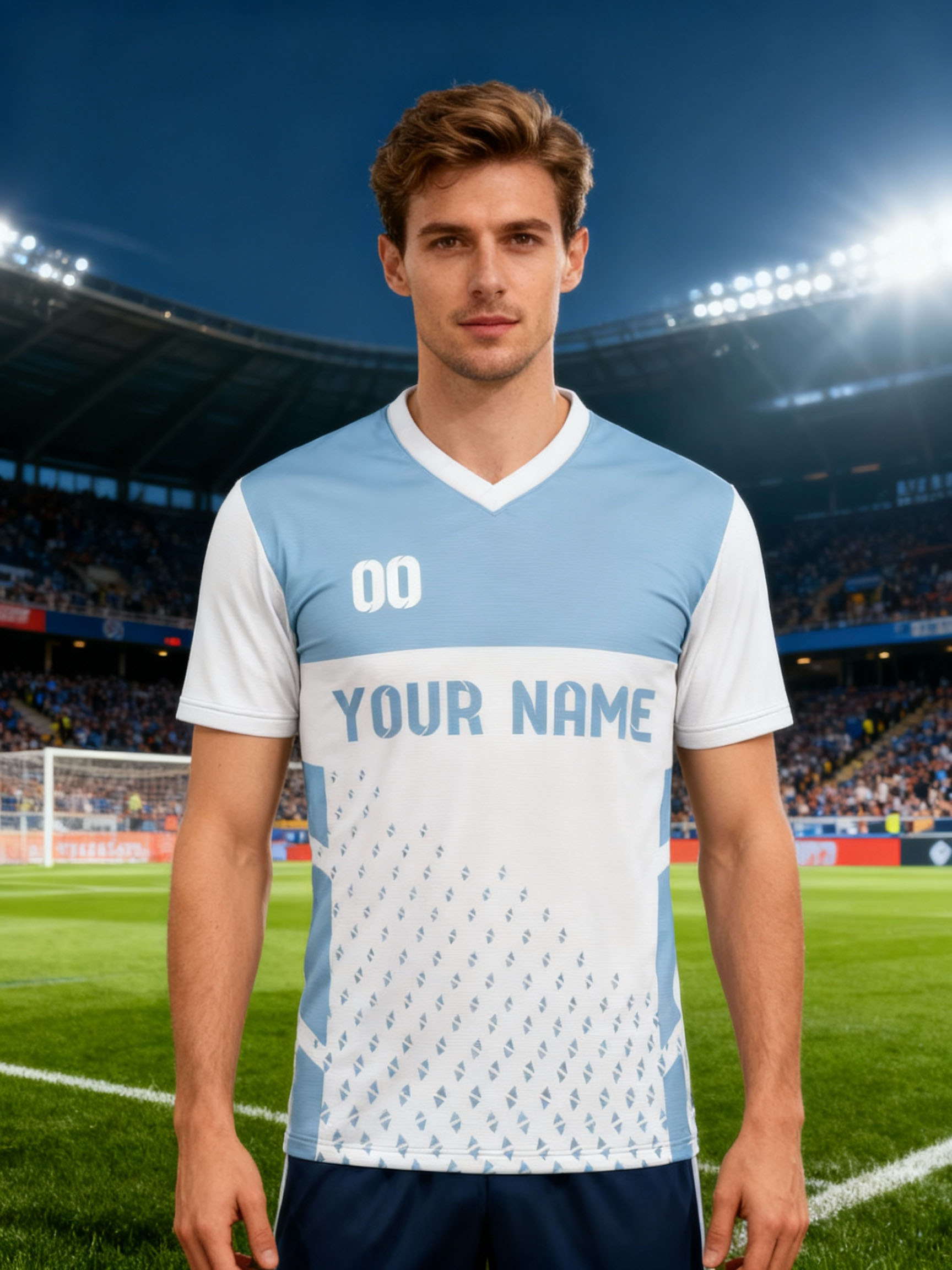 Custom Soccer Jersey With Cust - Vintage Collector avaliação e preço