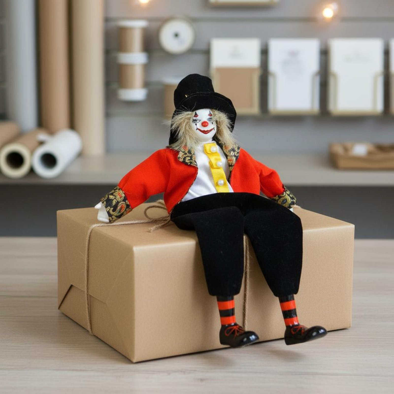 Soft Leg Clown Doll Collectibl - Vintage Collectible Porcelain Dolls avaliação e preço