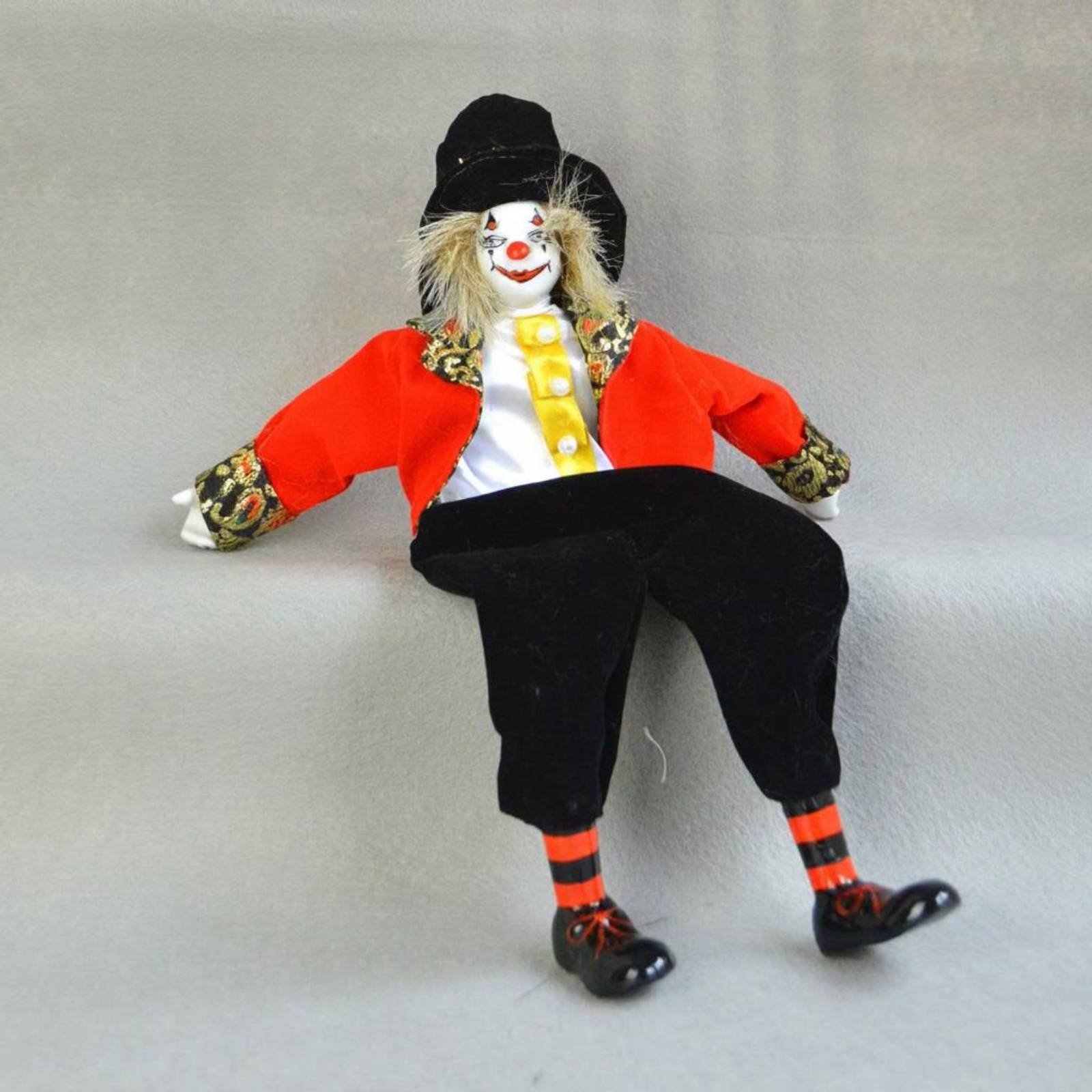 Soft Leg Clown Doll Collectibl - Vintage Collectible Porcelain Dolls avaliação e preço