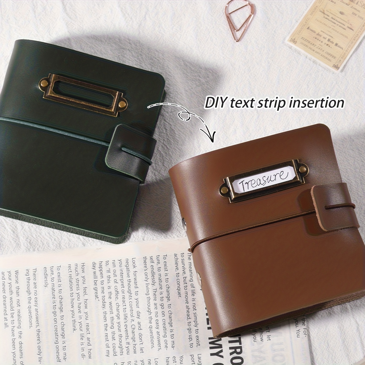 Photo Album Storage, Retro Lea - Polaroid Photo Album avaliação e preço