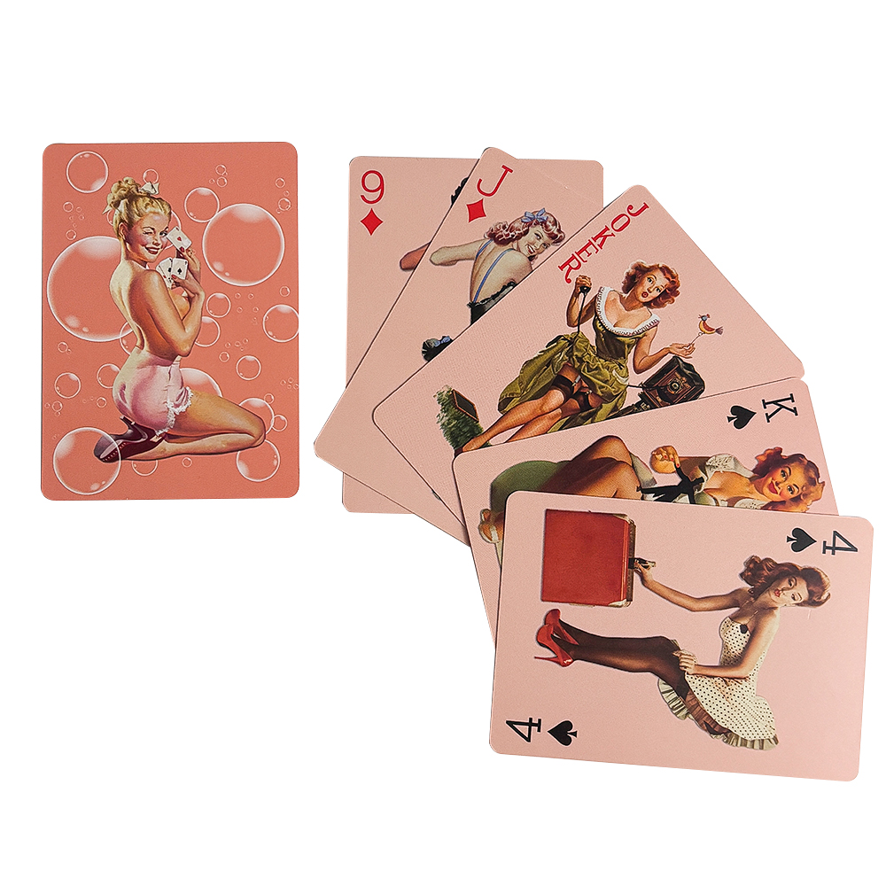 Pin-up Girls Playing Cards Vin - Vintage Collectible Playing Cards avaliação e preço