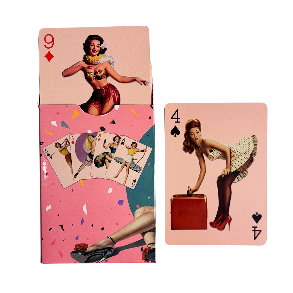 Pin-up Girls Playing Cards Vin - Vintage Collectible Playing Cards avaliação e preço